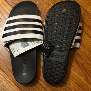 Adidas unisex - Adult Adilette Comfort Adjustable Slides - NWT Sz 7 & Sz 10